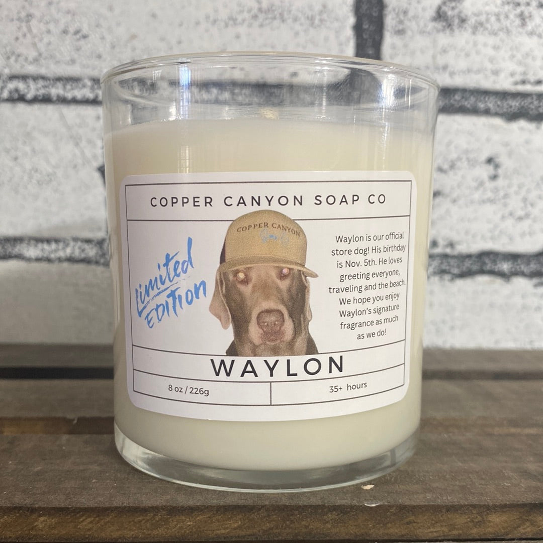 Limited Edition Waylon 8oz Seasonal Candle