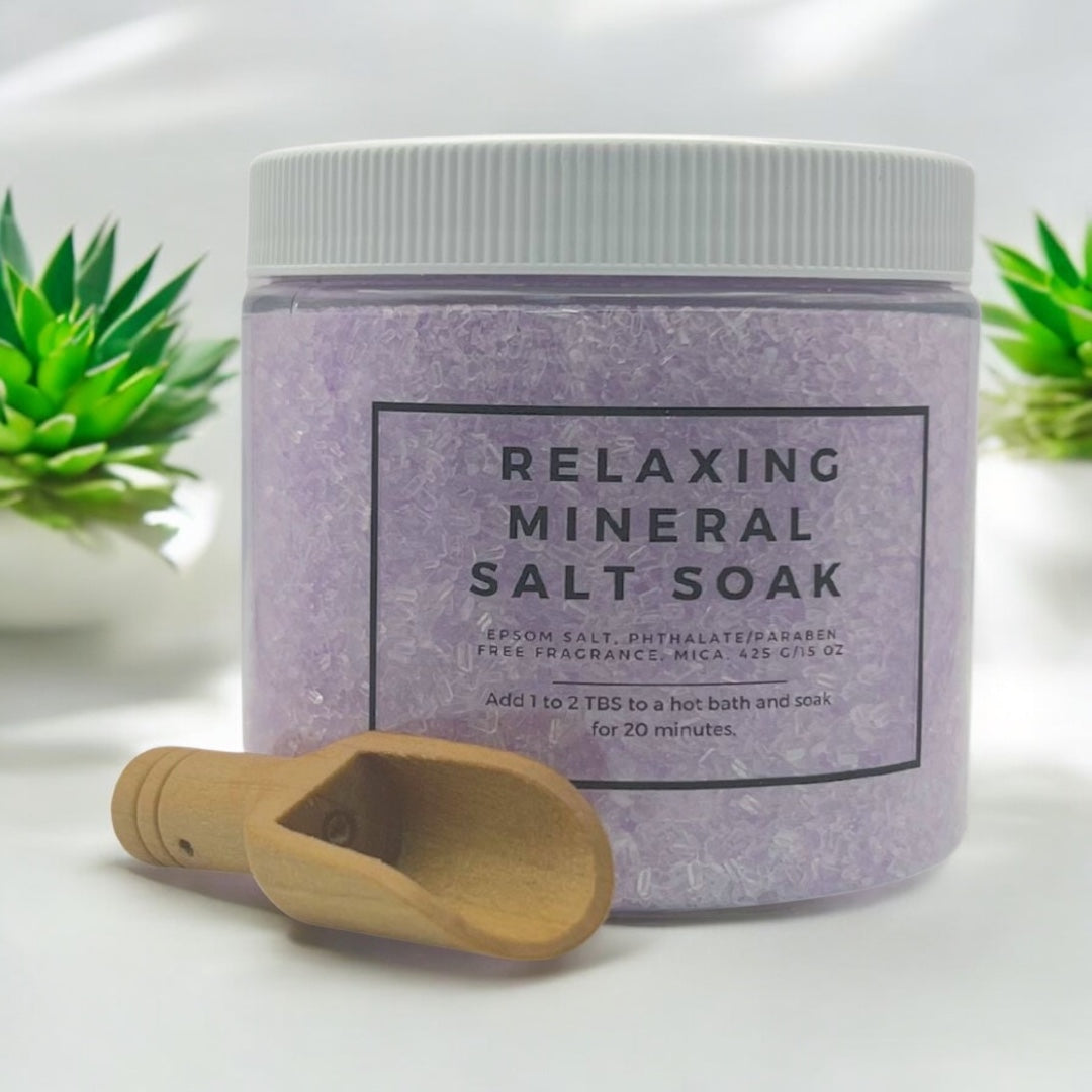 epsom salt for lavender plants Relaxing Mineral Salt Soak