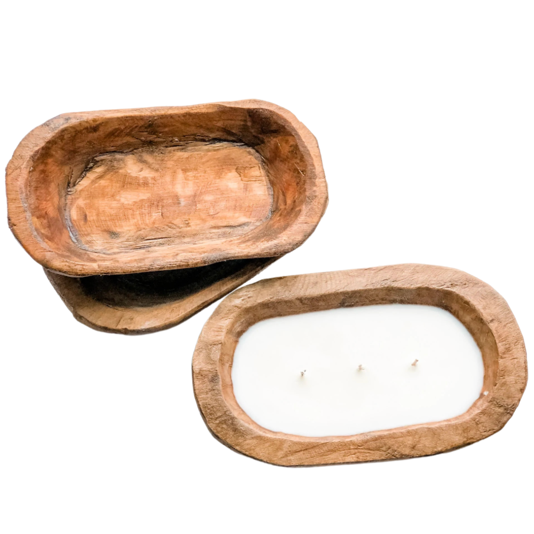 Small Dough Bowl Candle