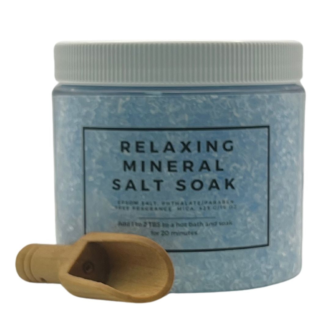 Relaxing Mineral Salt Soak - Blue