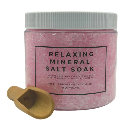 Relaxing Mineral Salt Soak - Candy Pink