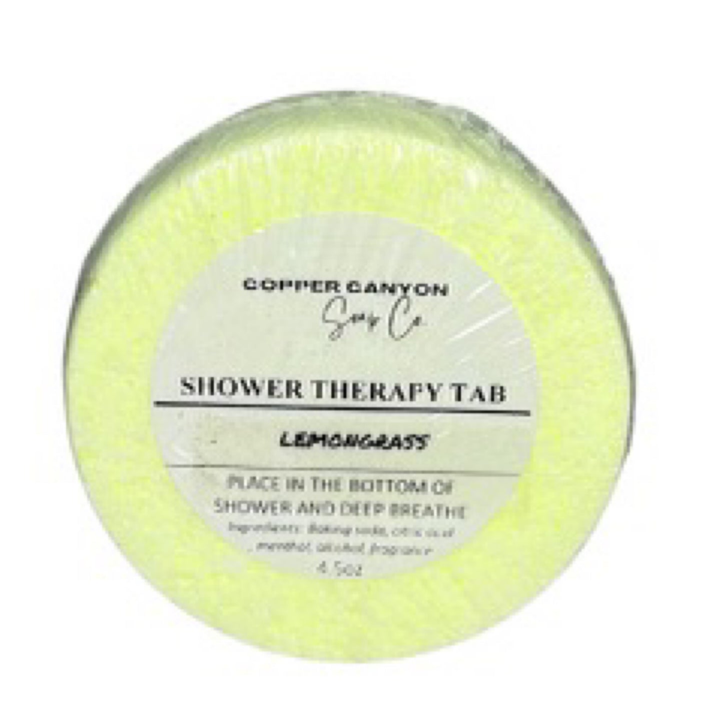 Lemongrass + Menthol Aromatherapy Shower Tabs