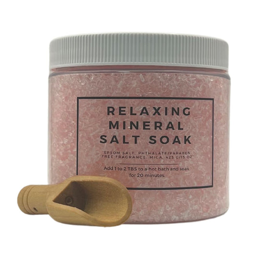 Relaxing Mineral Salt Soak - Red