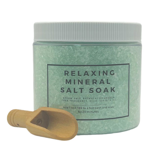 Relaxing Mineral Salt Soak - Mint