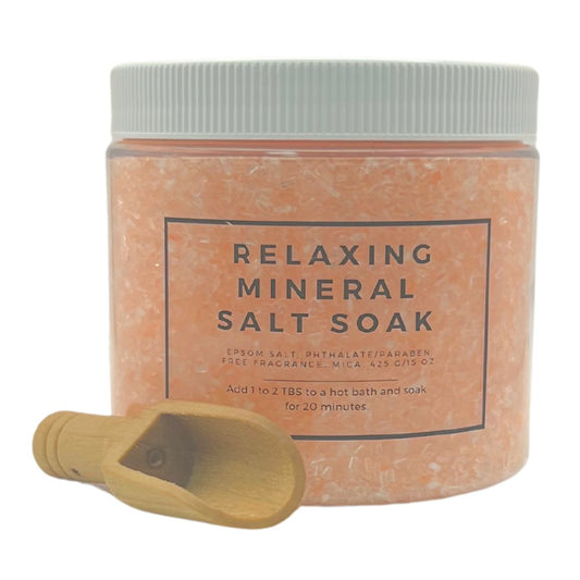 Relaxing Mineral Salt Soak - Orange
