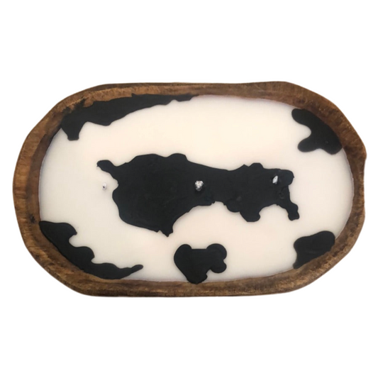 Small Cow Candle Dough Bowl
